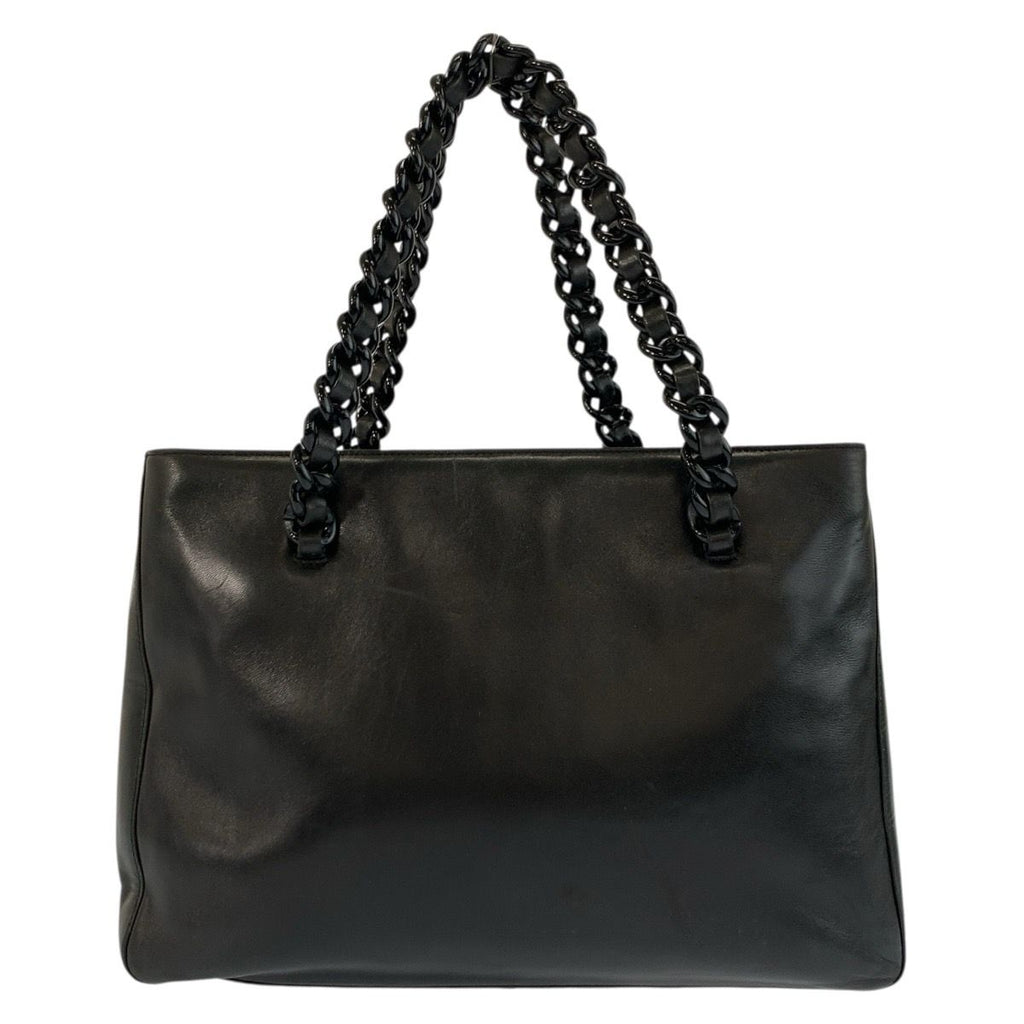 Prada Black Leather Tote