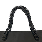 Prada Black Leather Tote — view 8