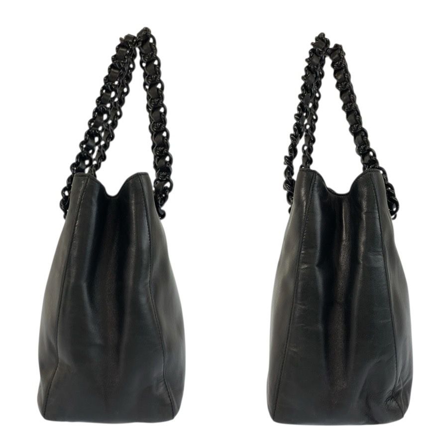 Prada Black Leather Tote — view 7
