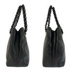 Prada Black Leather Tote — view 7