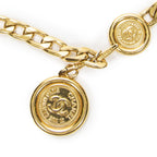 Chanel CC Logo Medallion Chain Belt Gold Plated — view 4