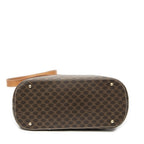 Celine Dome Top Handle Brown Macadam Canvas — view 6