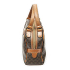 Celine Dome Bowla Bag Brown Macadam Canvas — view 3