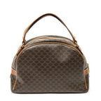 Celine Dome Bowla Bag Brown Macadam Canvas — view 5