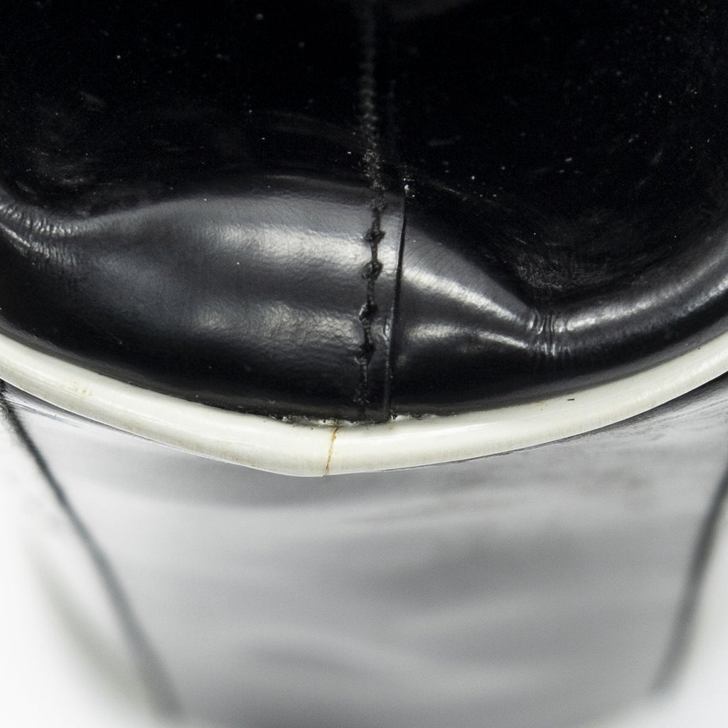 Prada Spazzolato Frame Bag Black Calfskin Leather — view 7