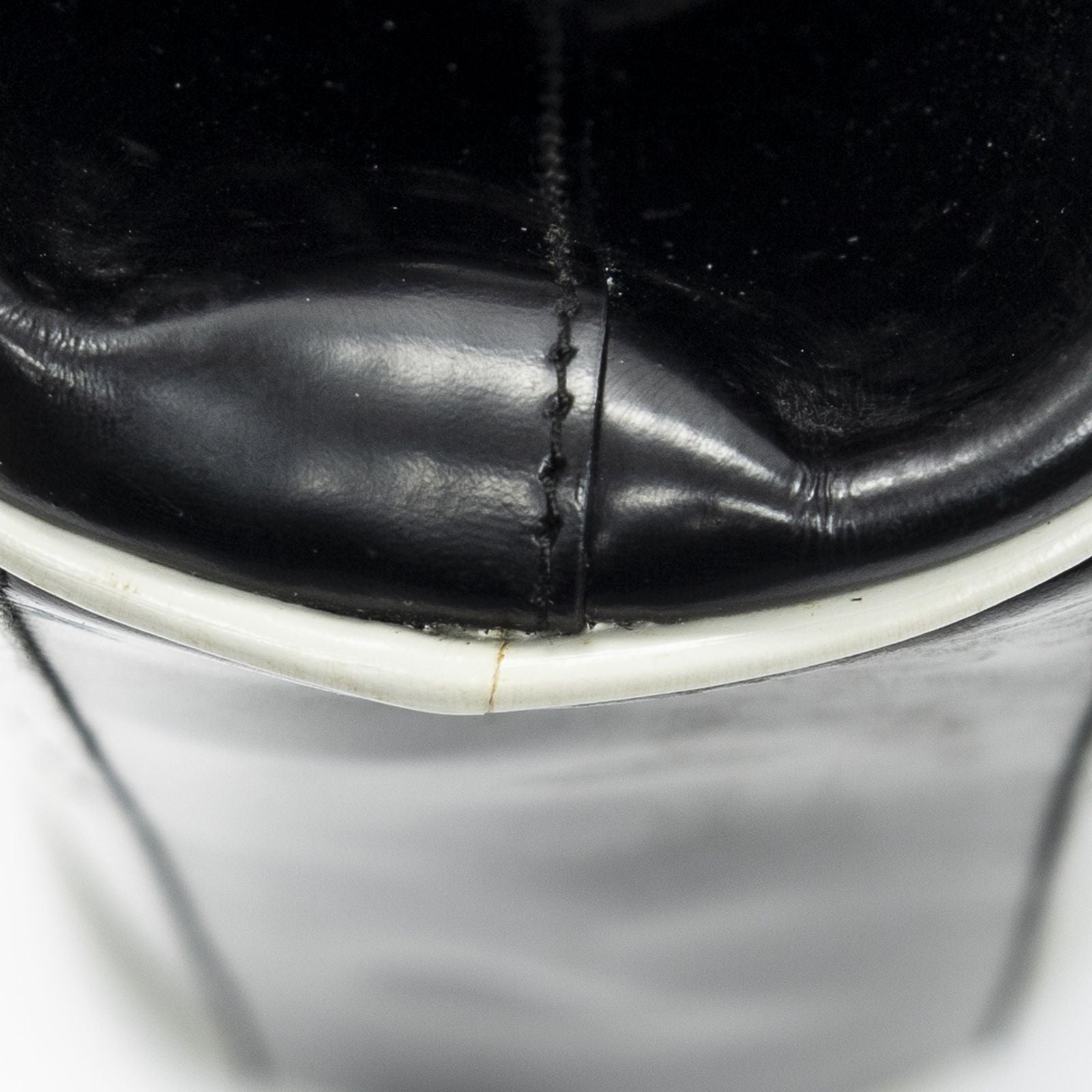 Prada Spazzolato Frame Bag Black Calfskin Leather — view 7