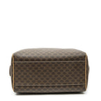 Celine Small Boston Brown Macadam Canvas Shoulder — view 6