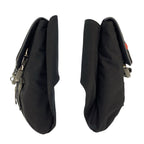 Prada Sports Black Gray Silver Nylon Belt Bag Waist Pouch — view 6