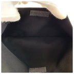 Prada Sports Black Gray Silver Nylon Belt Bag Waist Pouch — view 8