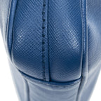 Prada Push Lock Flap Messenger Blue Saffiano Leather — view 7