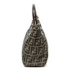 Fendi Small Pop Tote Brown Zucca Canvas — view 4