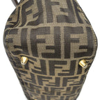 Fendi Small Pop Tote Brown Zucca Canvas — view 7