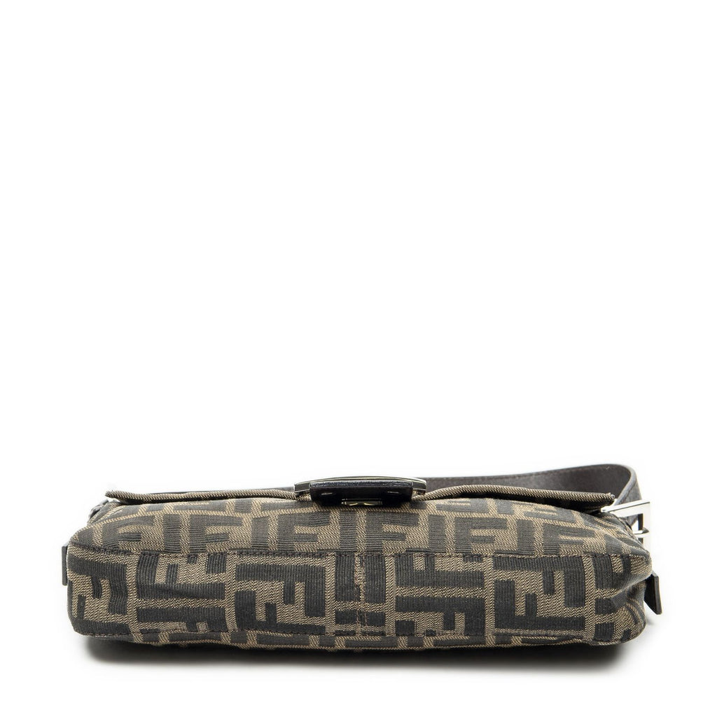 Fendi Baguette Brown Zucca Canvas Messenger — view 6
