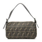 Fendi Baguette Brown Zucca Canvas Messenger — view 5