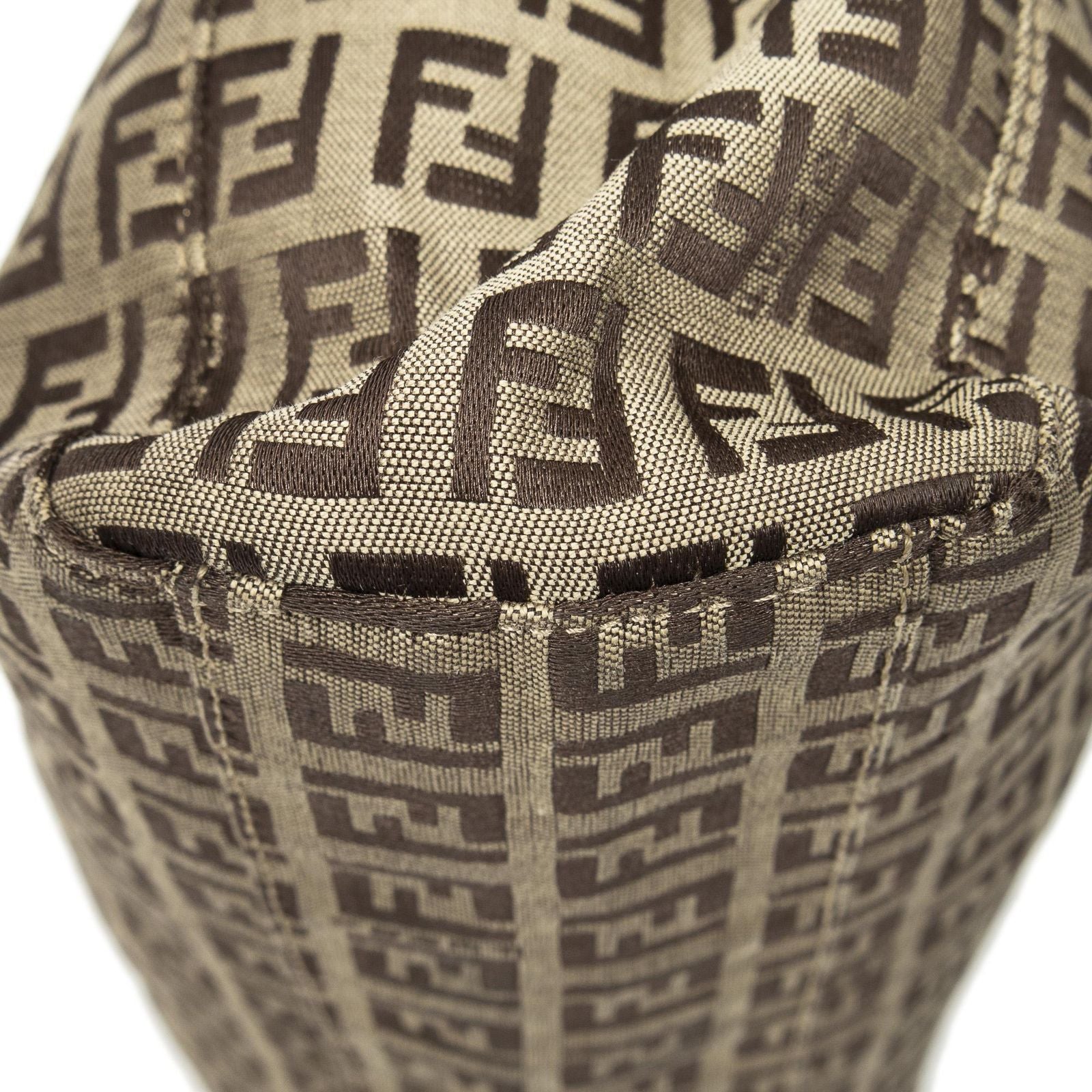 Fendi Small Joy Tote Beige Zucchino Canvas — view 7