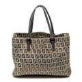 Fendi Small Joy Tote Beige Zucchino Canvas