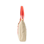 Louis Vuitton Antigua Cabas Beige Red Woven Canvas Messenger — view 3