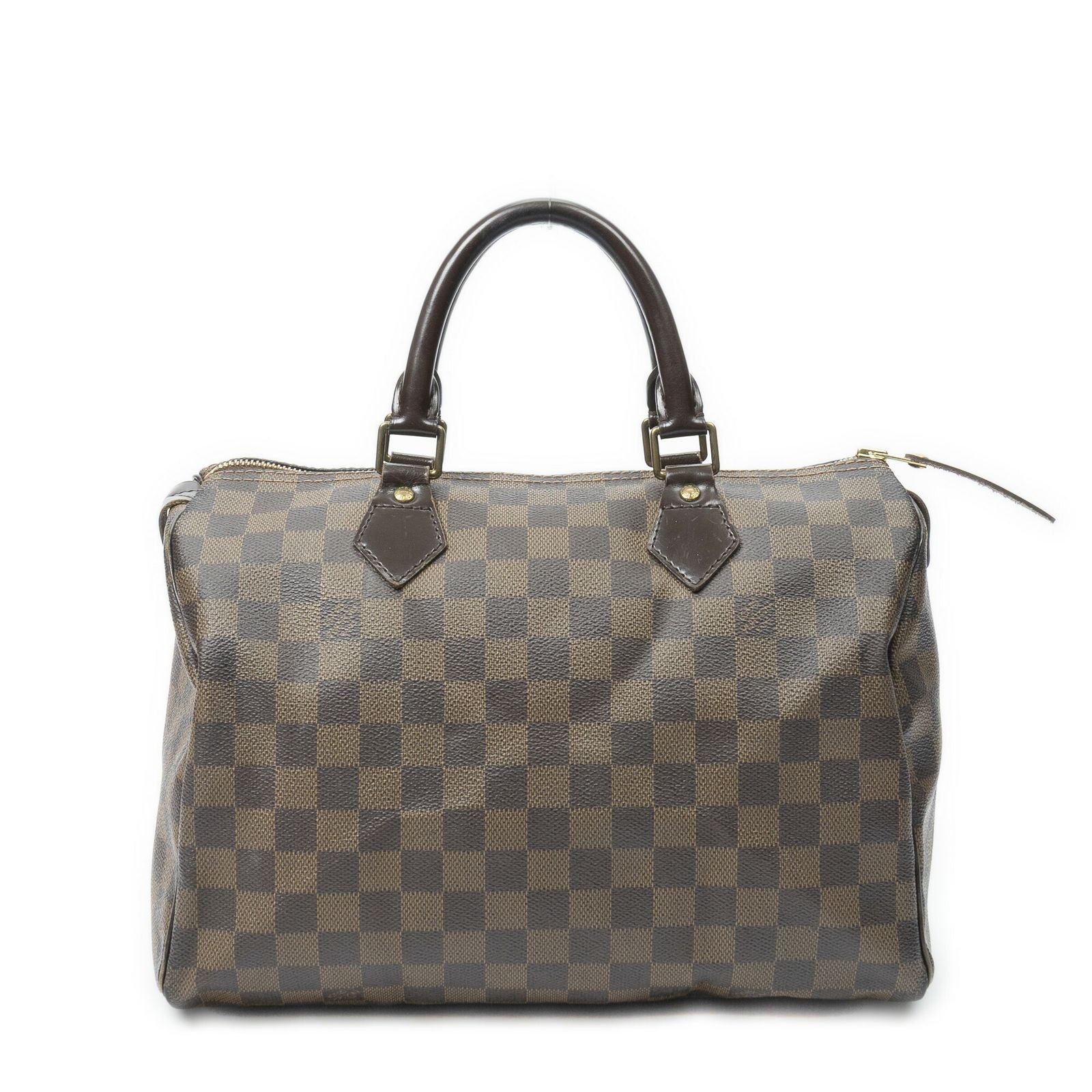 Louis Vuitton Speedy Brown Damier Ebene Handbag