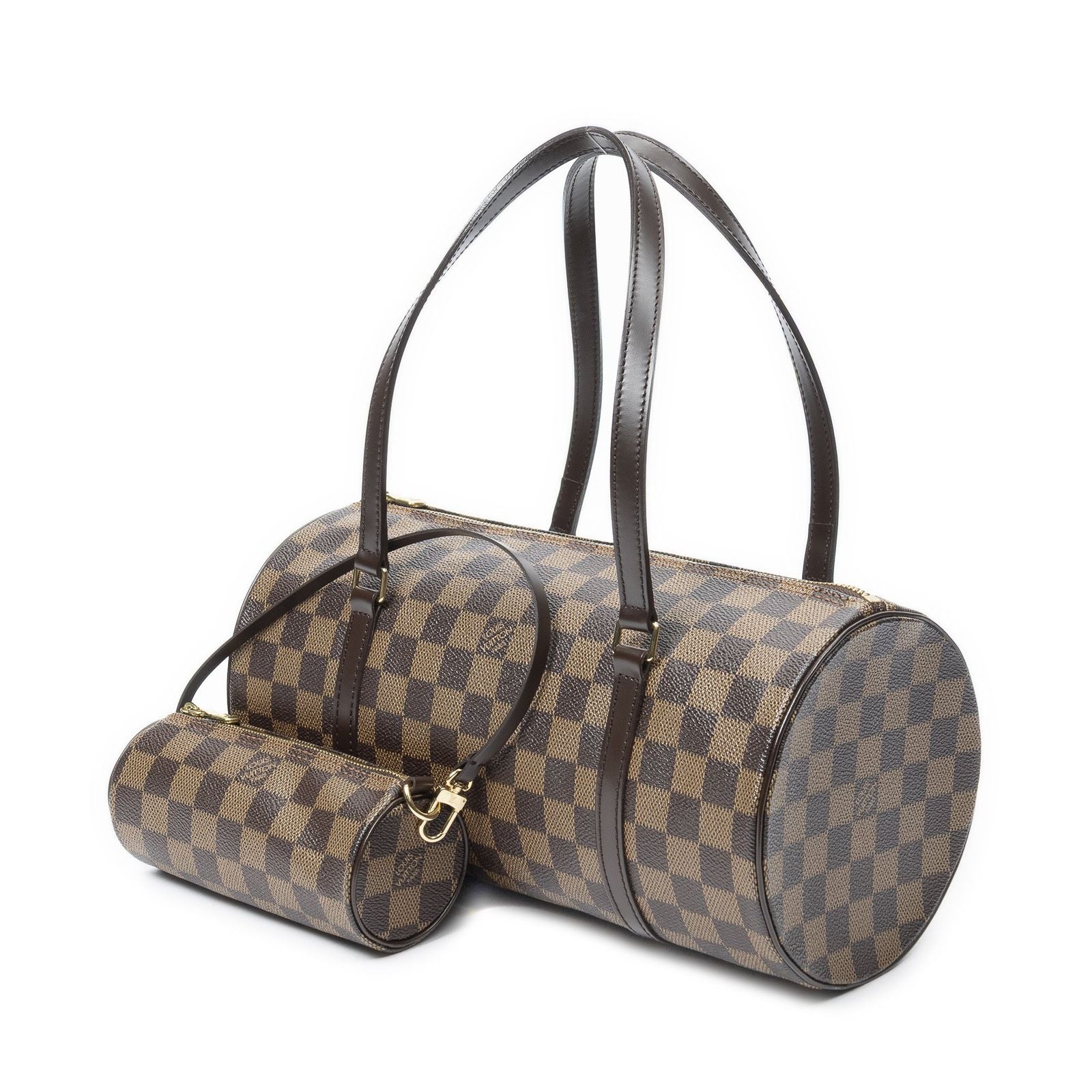 Louis Vuitton Papillon Brown Damier Ebene Handbag — view 2
