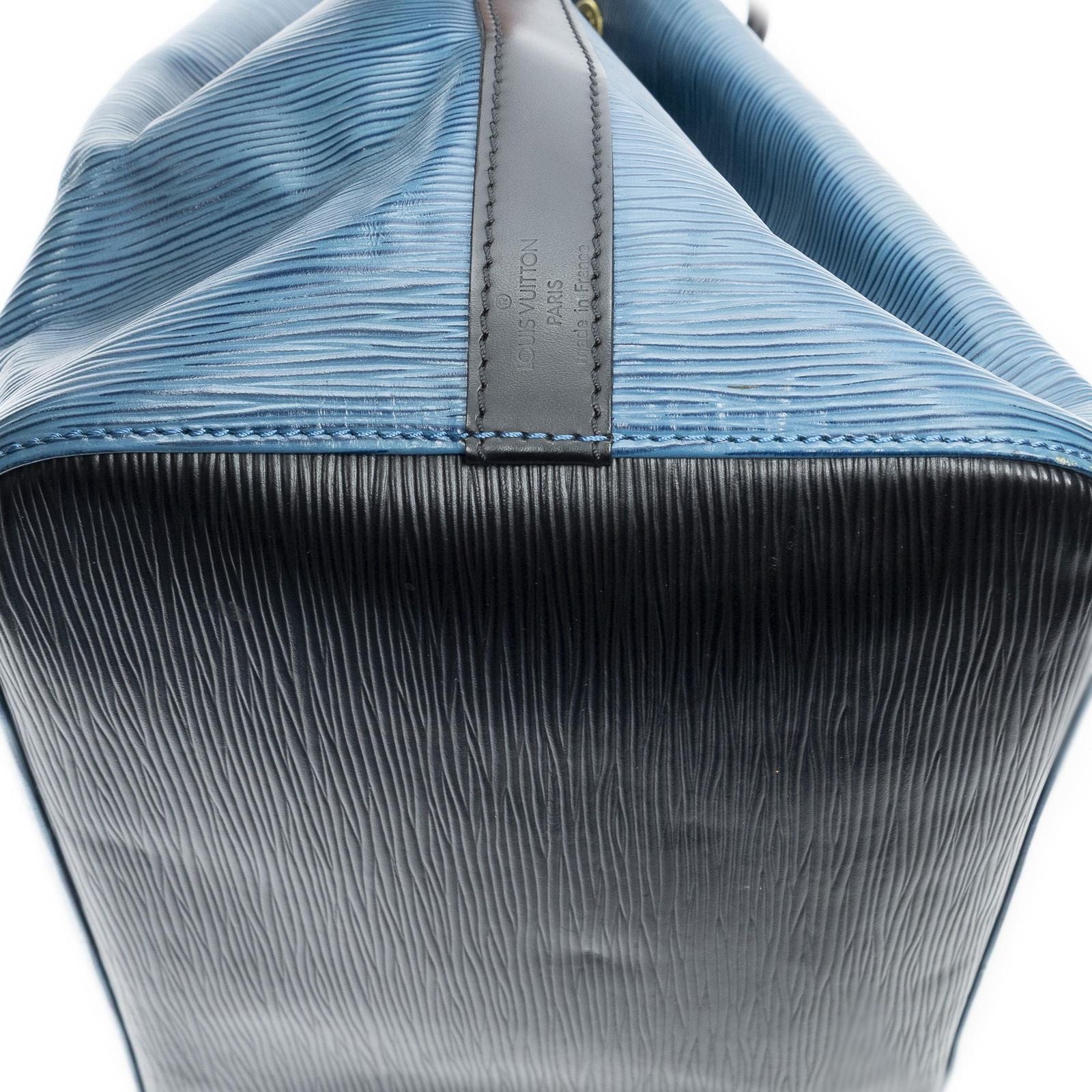 Louis Vuitton Noe Bicolor Blue Black — view 8