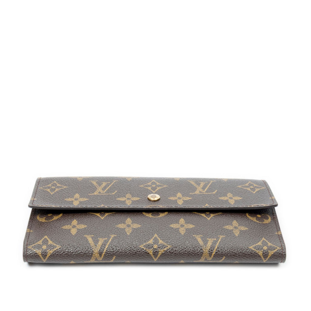Louis Vuitton Portefeuille International Brown Monogram Canvas Wallet — view 3