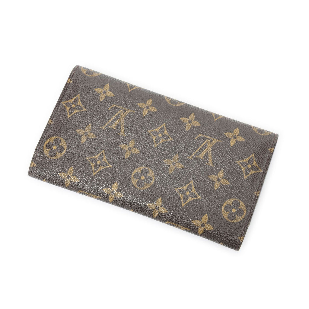 Louis Vuitton Portefeuille International Brown Monogram Canvas Wallet — view 2