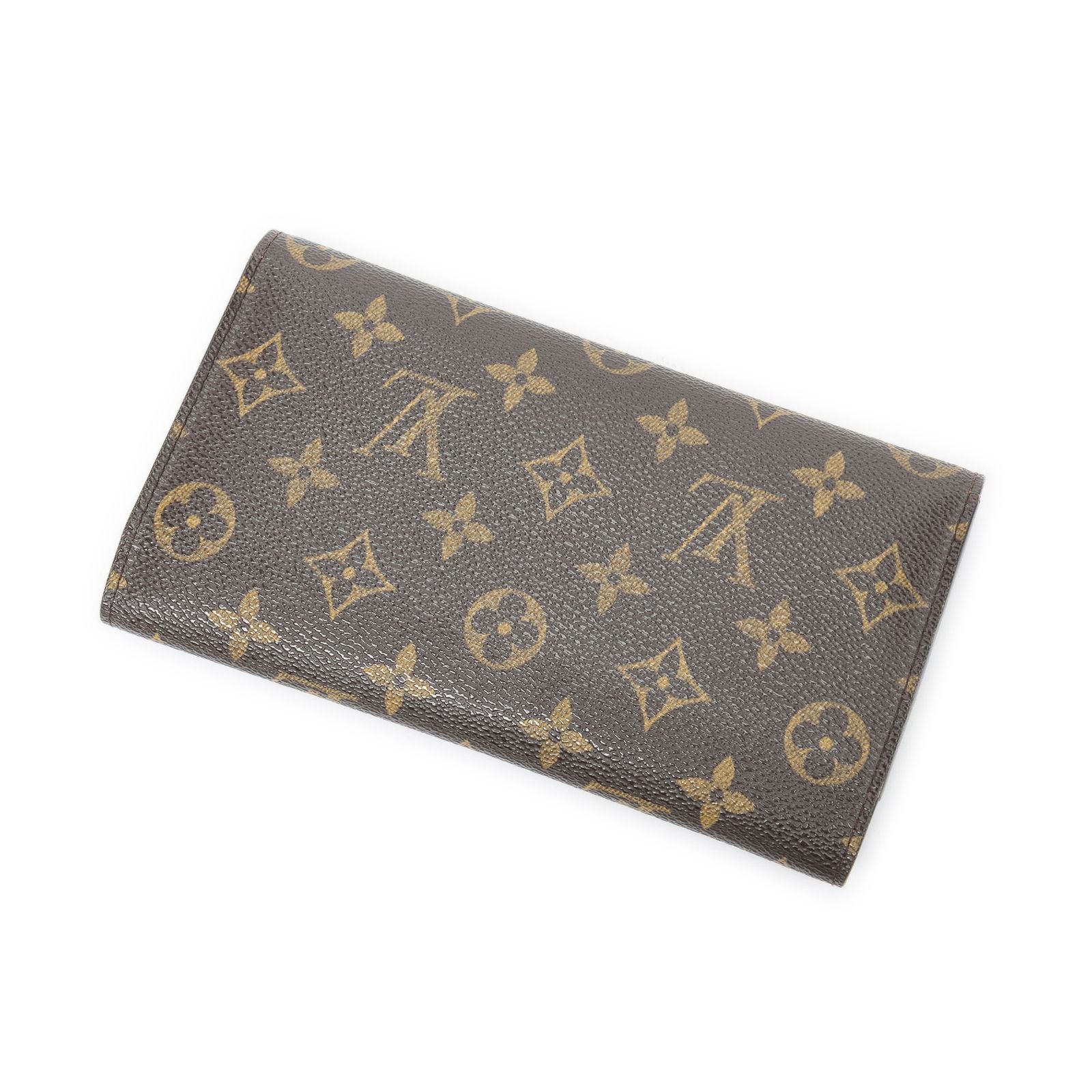 Louis Vuitton Portefeuille International Brown Monogram Canvas Wallet — view 2