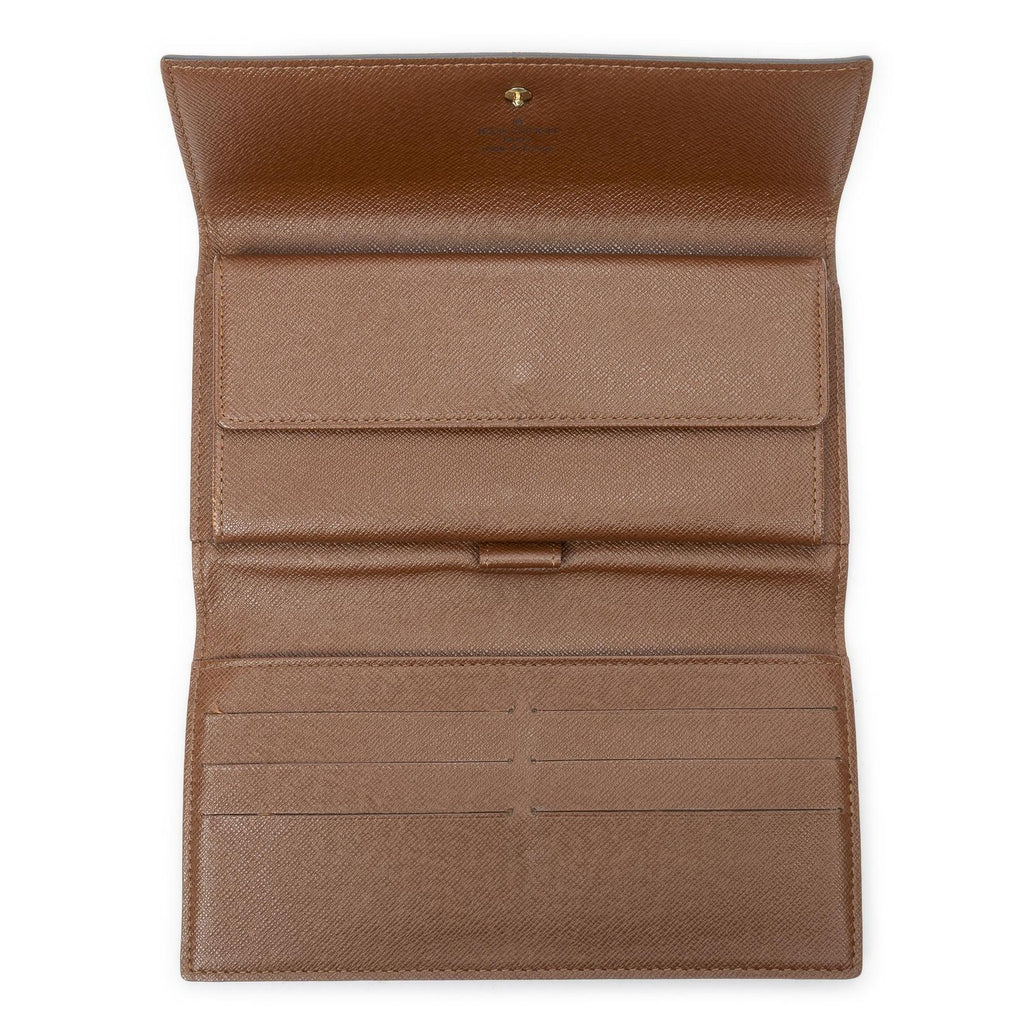 Louis Vuitton Portefeuille International Brown Monogram Canvas Wallet — view 4