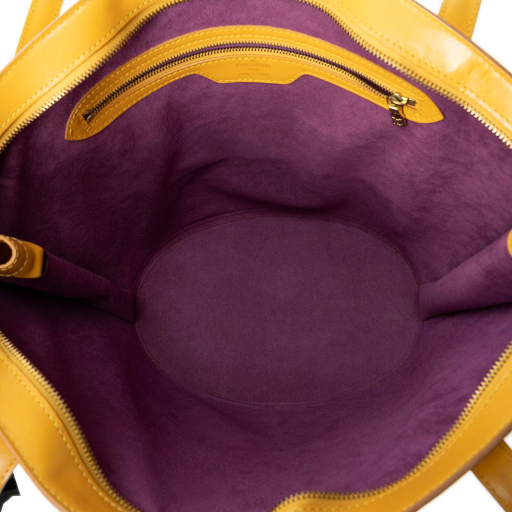 Louis Vuitton Saint Jacques Shopping Yellow Epi Messenger — view 9