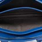 Bottega Veneta Business Bag Blue Intrecciato Leather — view 9
