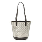 Celine Vintage Bucket Tote Beige Dark Brown C Macadam Canvas