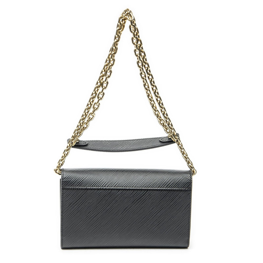 Louis Vuitton Nowwl Sequin Twist Chain Wallet Black Epi Shoulder — view 5