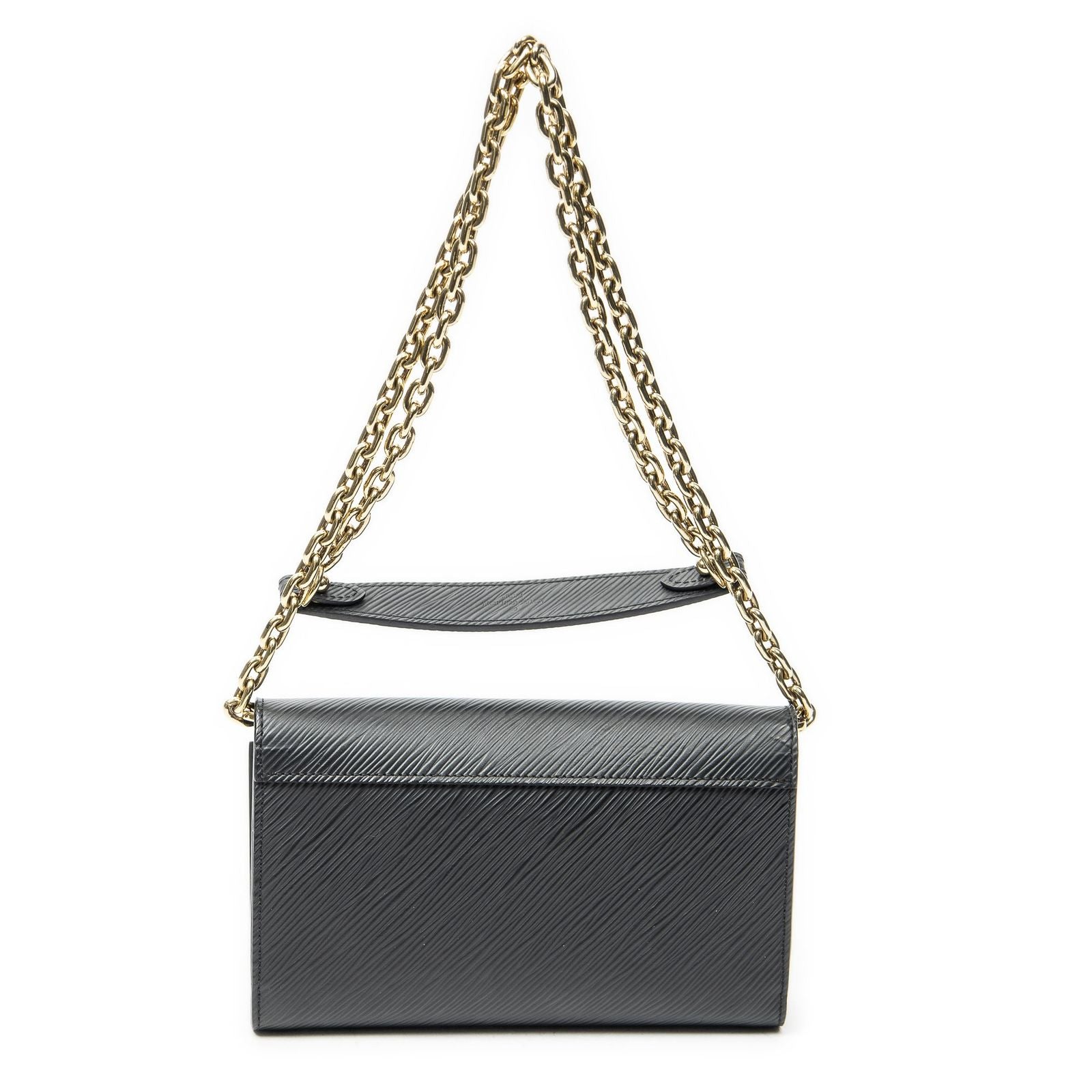 Louis Vuitton Nowwl Sequin Twist Chain Wallet Black Epi Shoulder — view 5