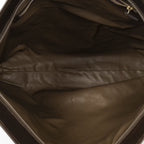 Fendi Vintage Large Tote Brown Grain Calf Skin Leather — view 9