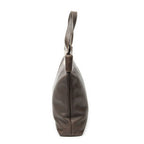 Fendi Vintage Large Tote Brown Grain Calf Skin Leather — view 3