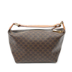 Celine Vintage Mini Handbag Brown Macadam Canvas — view 5
