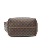 Celine Vintage Mini Handbag Brown Macadam Canvas — view 6