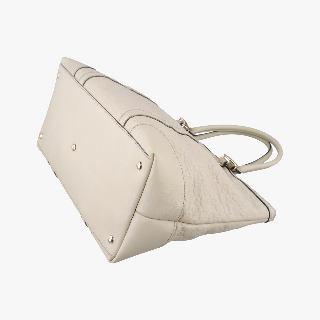 Gucci Brea White Leather Handbag — view 6