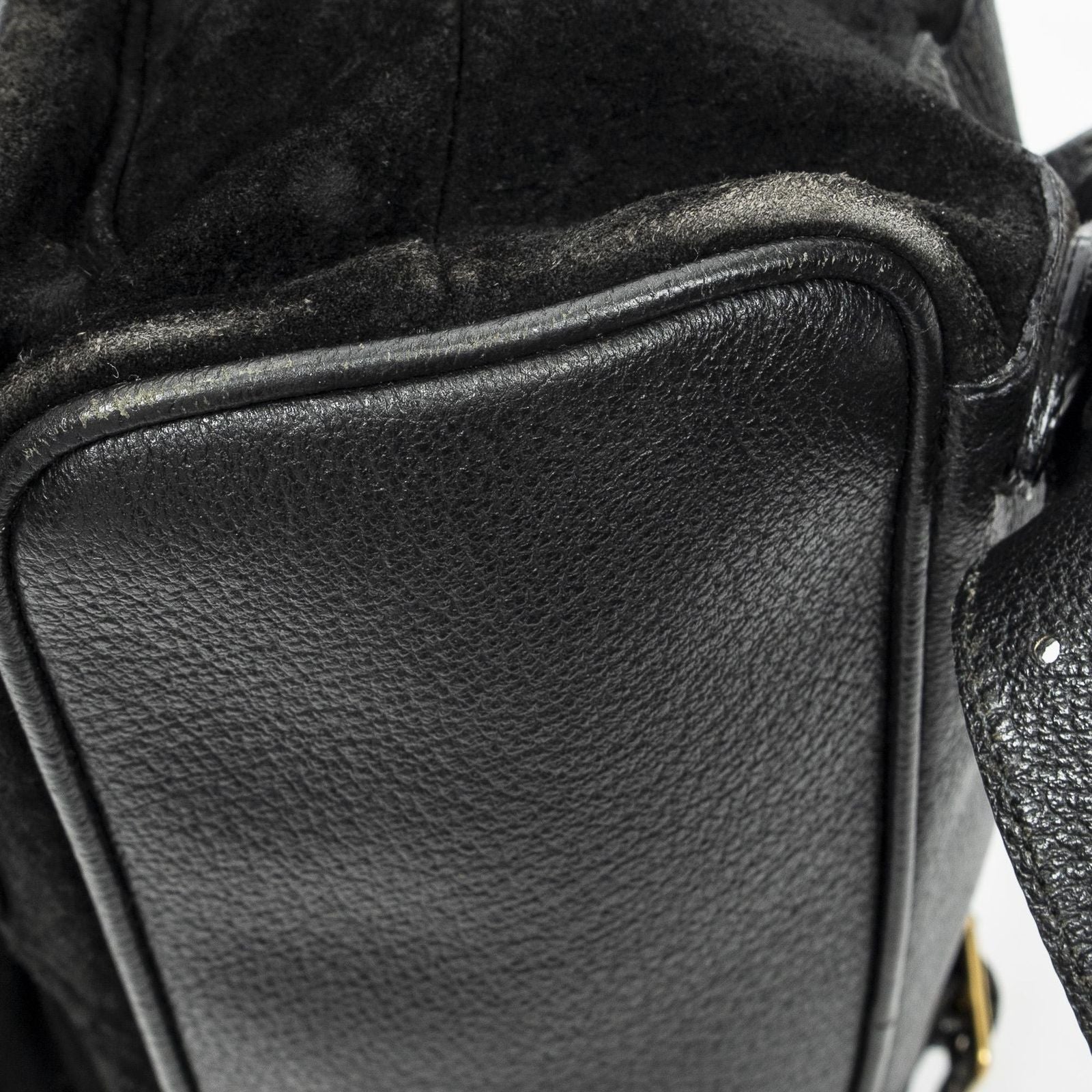 Gucci Rajibanbu Backpack Black Suede Leather — view 8