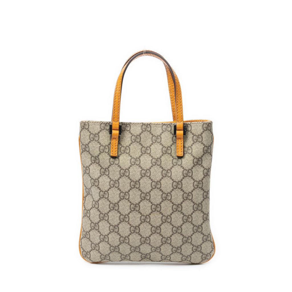 Gucci Vertical Tote Beige Supreme Canvas — view 5