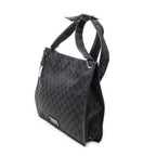 Gucci Medium Flat Messenger Black GG Canvas — view 2