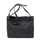 Gucci Medium Flat Messenger Black GG Canvas — view 5