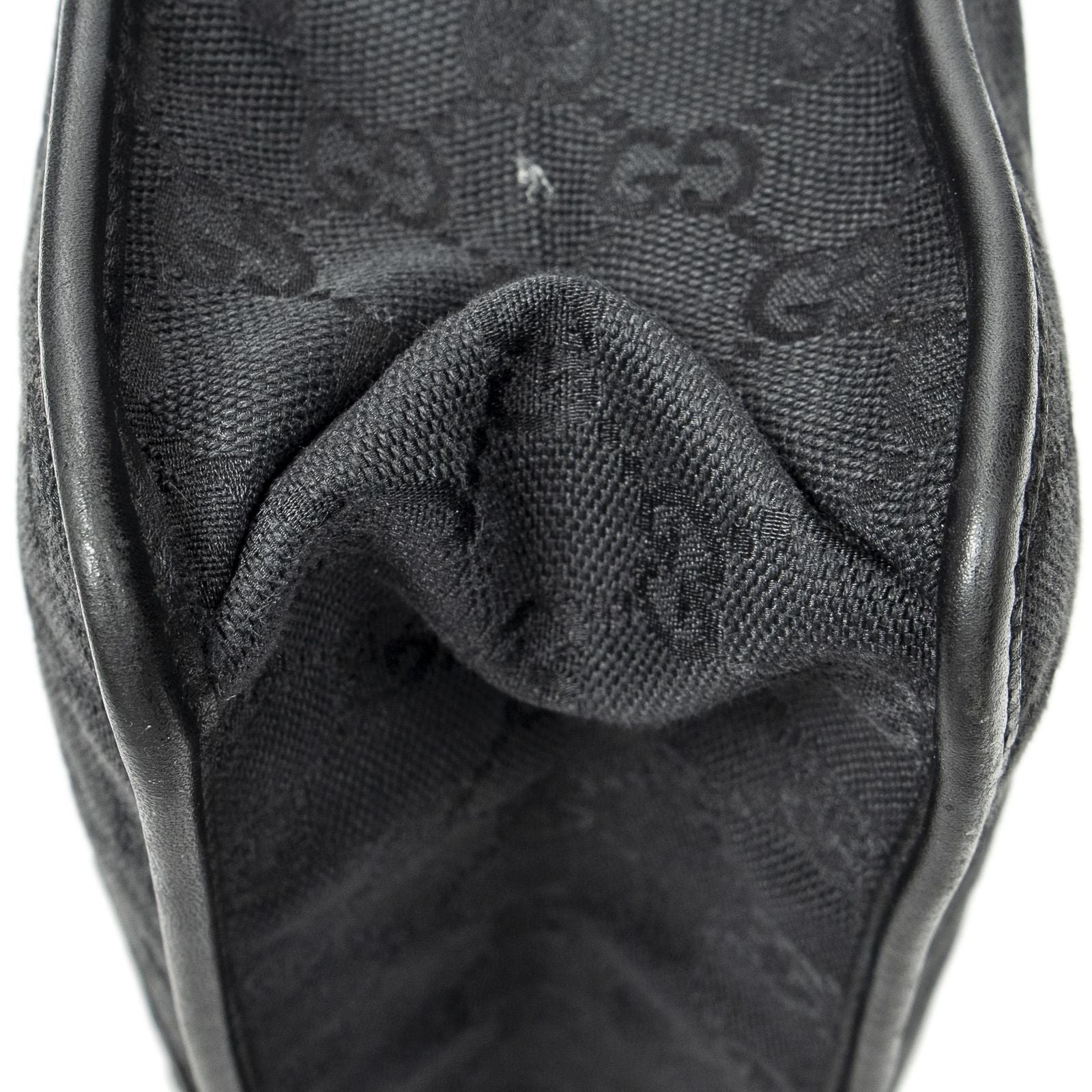 Gucci Medium Flat Messenger Black GG Canvas — view 8
