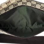 Gucci Waist Pouch Dark Brown Beige GG Canvas — view 4