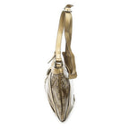 Gucci Abbey Shoulder Bag Gold Crystal Canvas — view 3