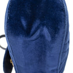 Gucci Medium GG Marmont Flap Royal Blue Embroidery Canvas — view 8