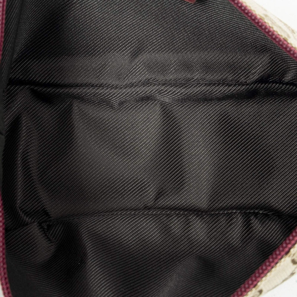 Gucci Pouch Beige Fuchsia GG Canvas — view 9