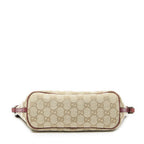 Gucci Pouch Beige Fuchsia GG Canvas — view 6