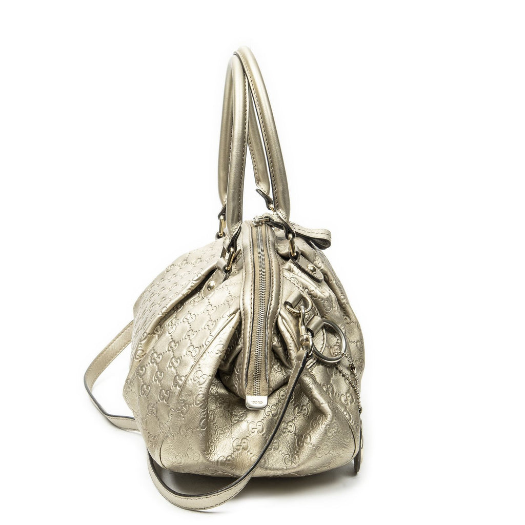 Gucci Ski Boston Gold Guccissima Messenger — view 4