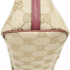 Gucci Pouch Beige Fuchsia GG Canvas — view 8